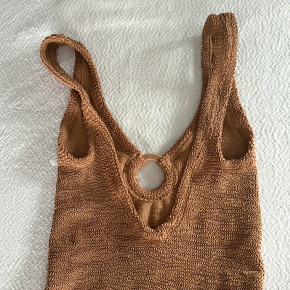 Hunza G Celine Swim With Tonal Hoops
Metallic Cocoa, BRAND NEW, $260 - Picture 9 of 10